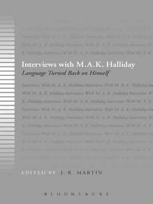 cover image of Interviews with M.A.K. Halliday